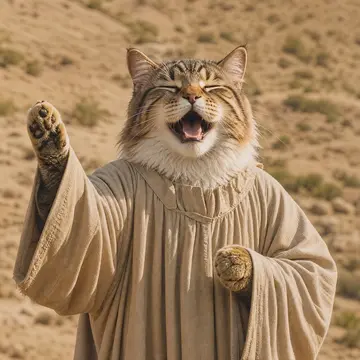 One singer from the Closed on Sunday AI cat choir