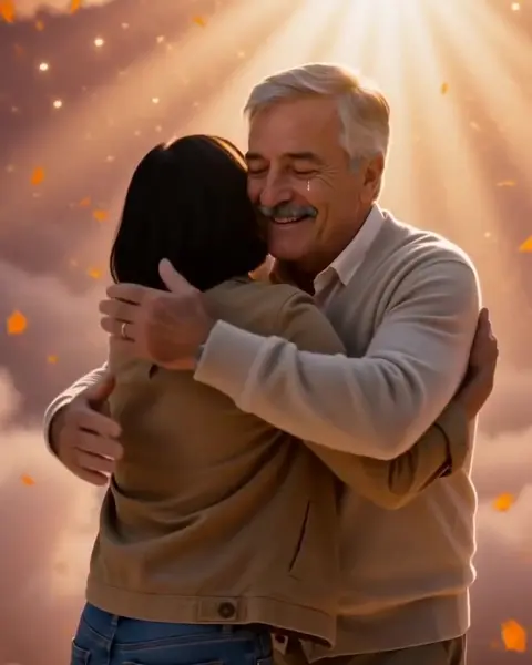 Hug in Heaven AI meme video made on Remake Your Meme